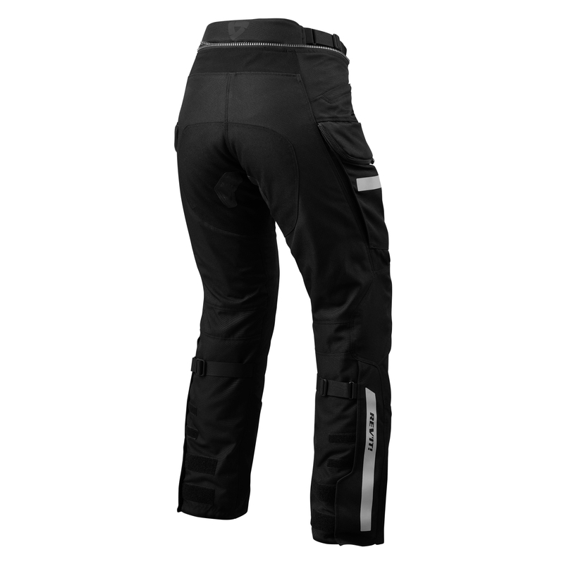 Revit Sand 4 H2O Motorradhosen für Frauen Schwarz Cropped Ausverkauf