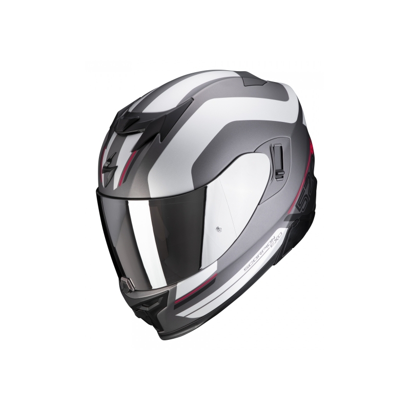 Integralhelm Scorpion EXO-520 AIR Lemans weiß-silber