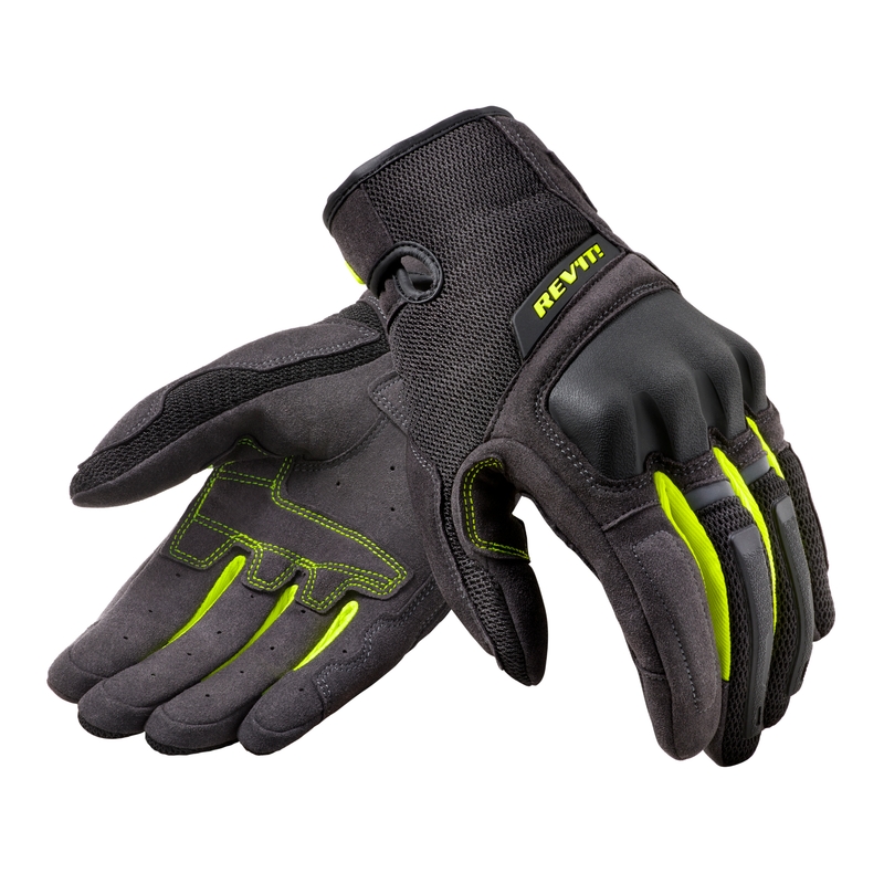Revit Volcano Motorradhandschuhe schwarz-fluo gelb Ausverkauf