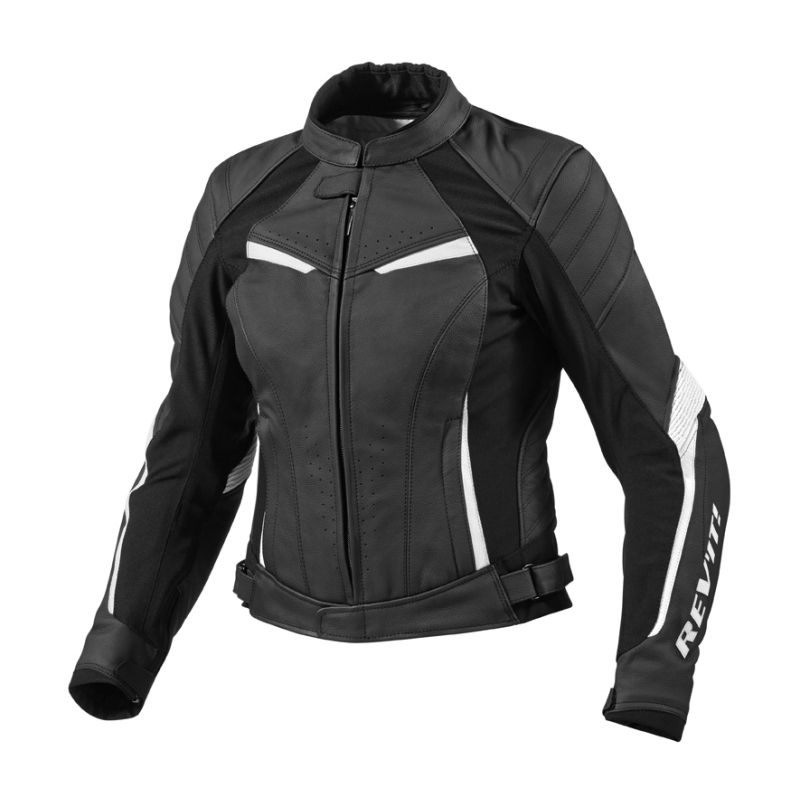 Moto Women's Revit Xena Black and White Jacket Ausverkauf