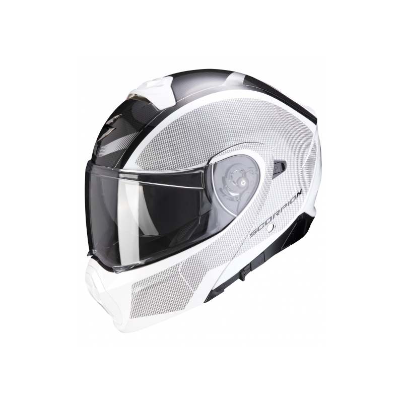 Klapphelm Scorpion EXO-930 Cielo perlweiß-schwarz
