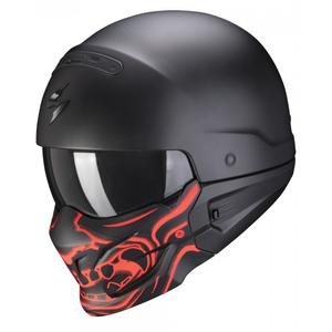 Helm Skorpion EXO-COMBAT EVO Samurai schwarz-rot