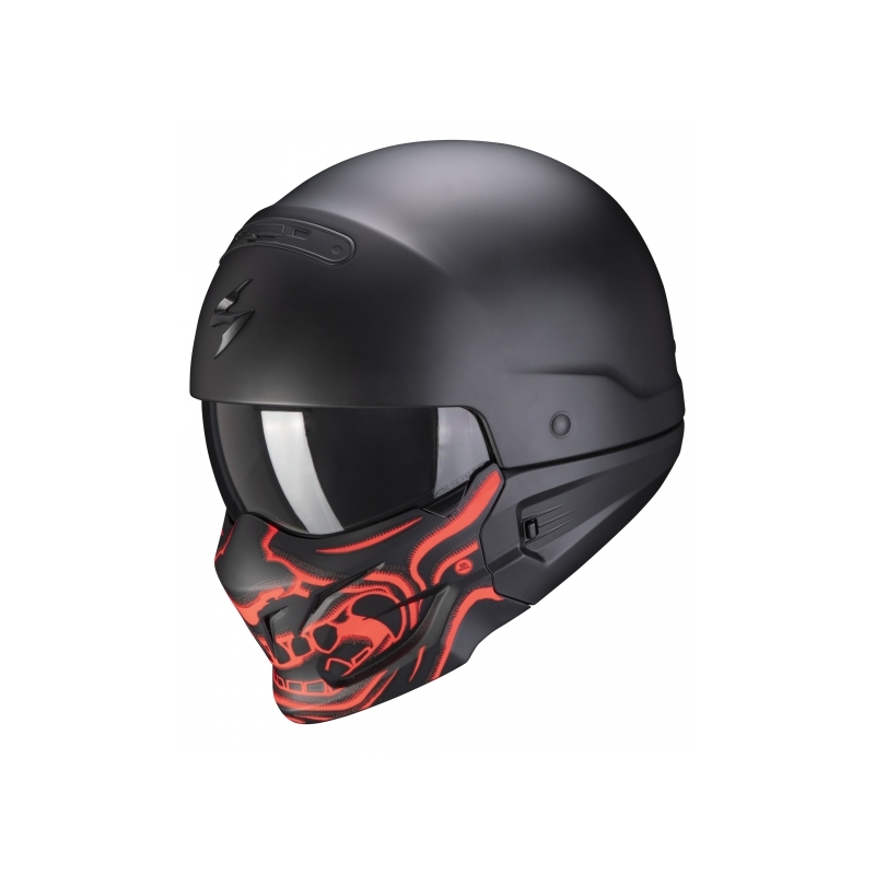 Helm Skorpion EXO-COMBAT EVO Samurai schwarz-rot