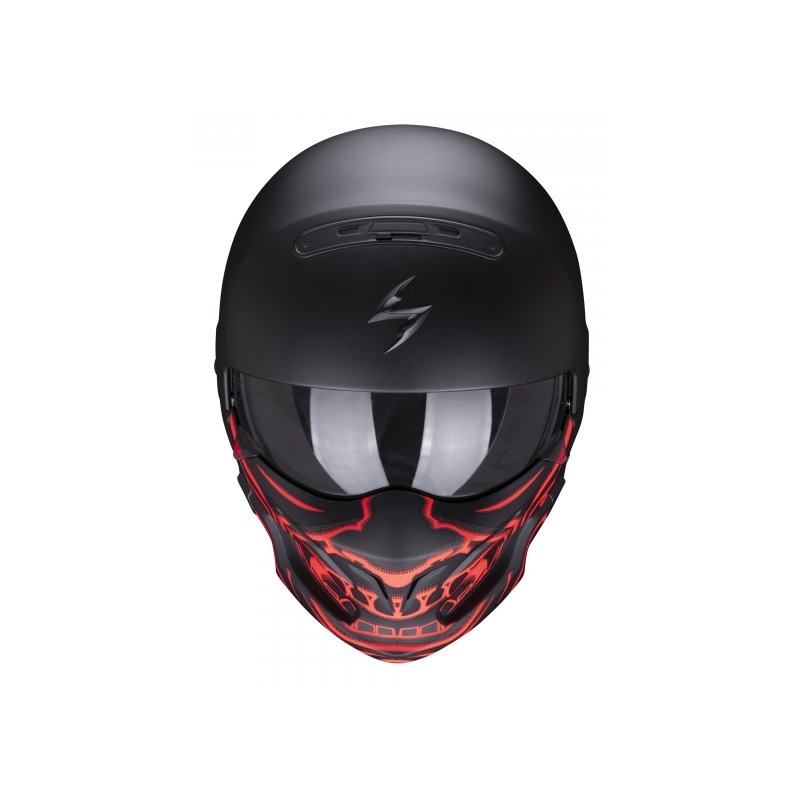 Helm Skorpion EXO-COMBAT EVO Samurai schwarz-rot