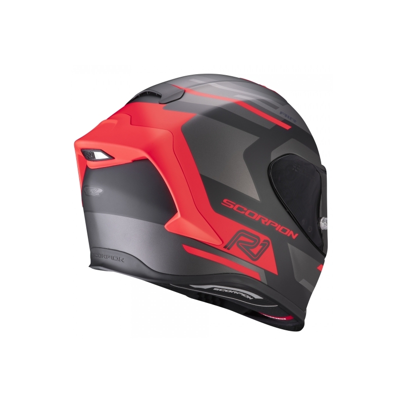 Integralhelm Scorpion EXO-R1 Air Orbis schwarz-rot