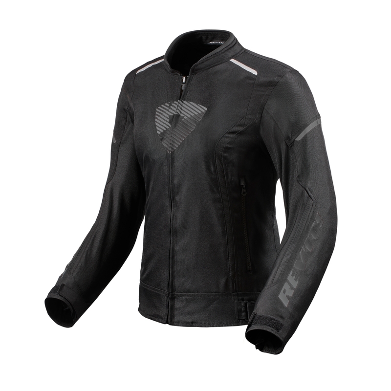 Revit Sprint H2O Motorradjacke für Frauen Schwarz-Grau Ausverkauf