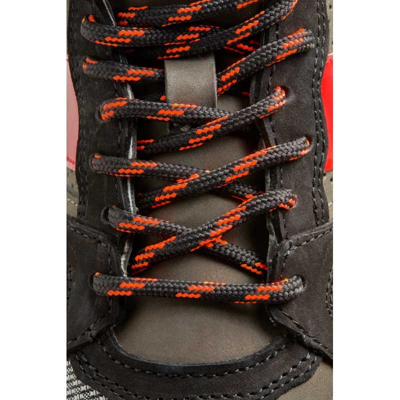 Revit Astro schwarz-grau-fluorrote Motorradstiefel