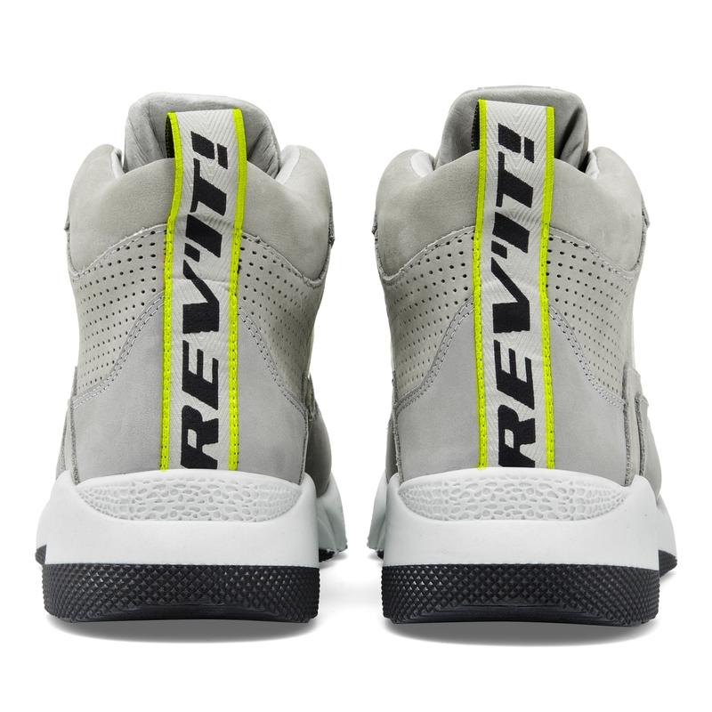 Revit Astro Motorradschuhe Grau-Beige-Fluogelb