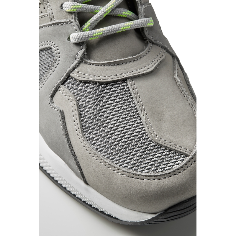 Revit Astro Motorradschuhe Grau-Beige-Fluogelb