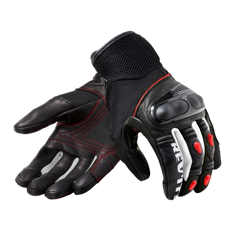 Motorradhandschuhe Revit Metric schwarz-fluorrot Ausverkauf