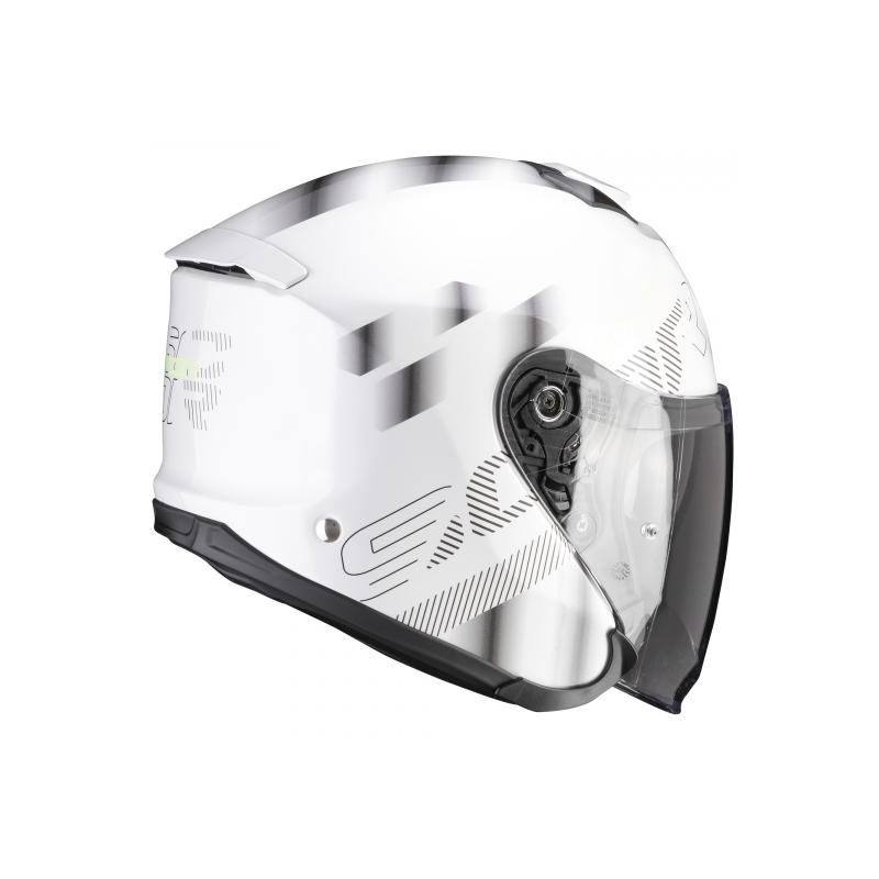 Offener Helm Skorpion EXO-S1 Schwerkraft perlweiß-silber Ausverkauf