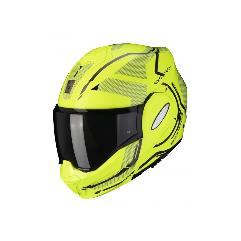 Scorpion EXO-TECH Square fluo gelb tipping Helm