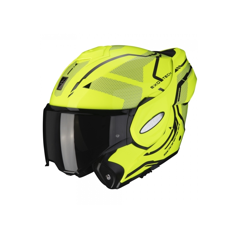 Scorpion EXO-TECH Square fluo gelb tipping Helm