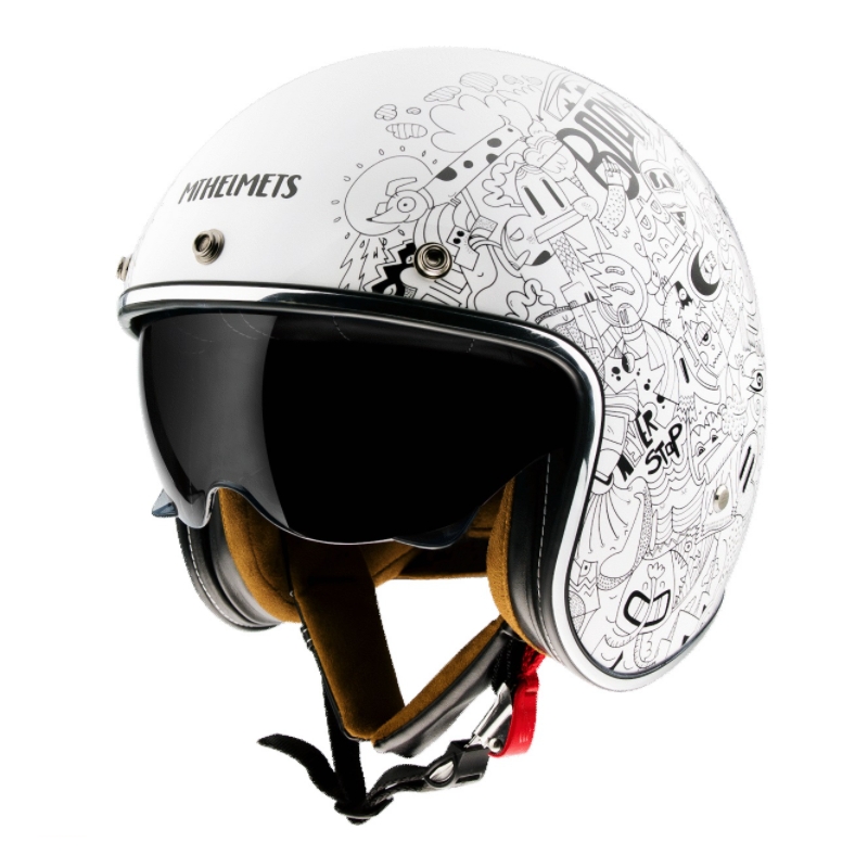 MT LeMans 2 SV Extreme White Open Motorradhelm Ausverkauf