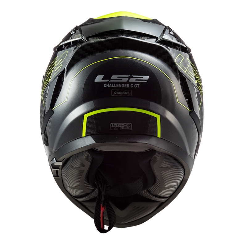 Integral Motorradhelm LS2 FF327 Challenger CT2 Fold schwarz-fluo gelb