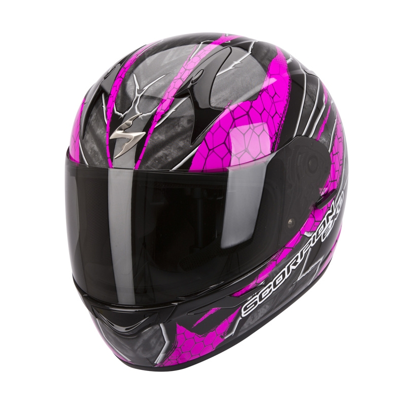 Moto Integralhelm Scorpion EXO-410 Rad schwarz-rosa
