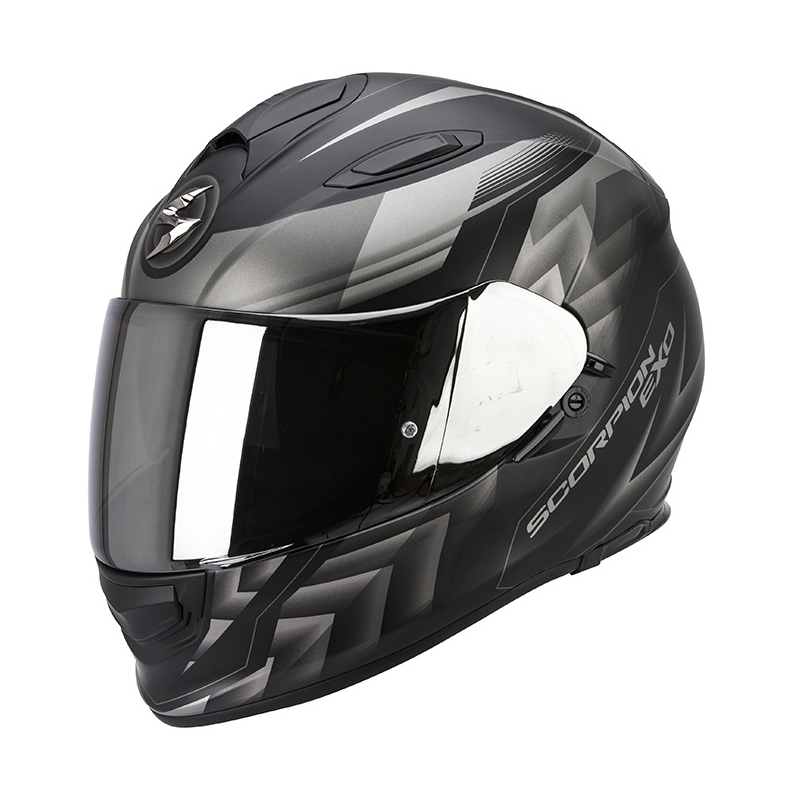 Moto Integralhelm Scorpion EXO-510 Air Scale schwarz-silber Ausverkauf