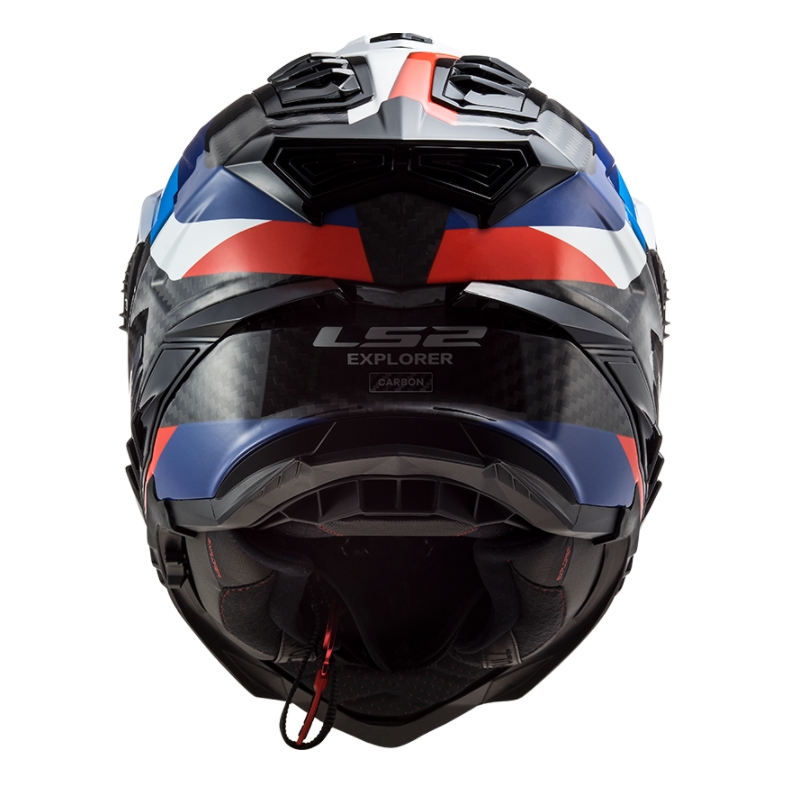 Enduro-Helm LS2 MX701 Explorer C Frontier schwarz-blau-weiß