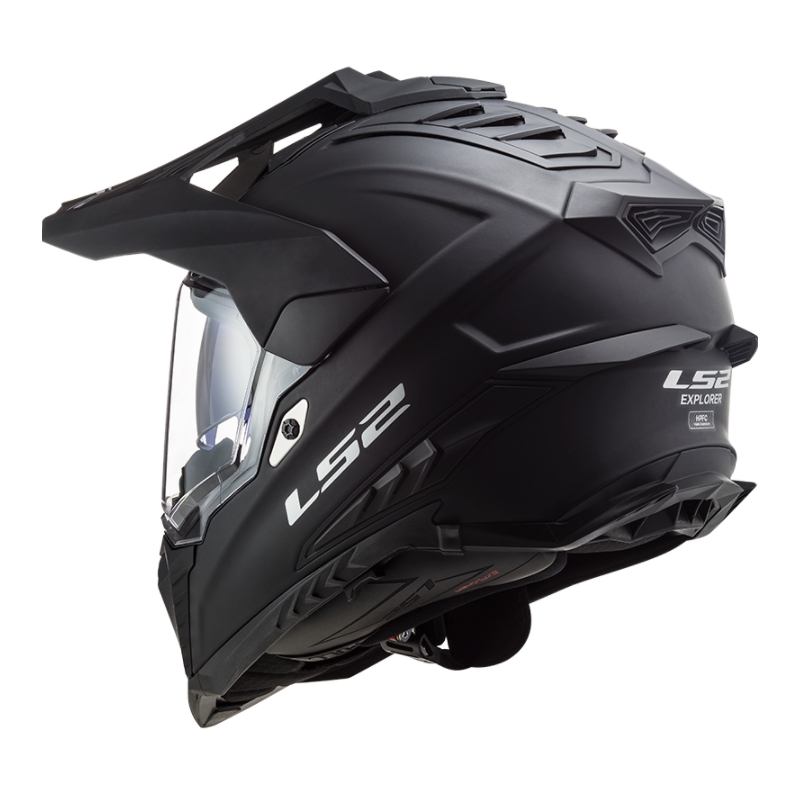 Enduro-Helm LS2 MX701 Explorer Solid Black