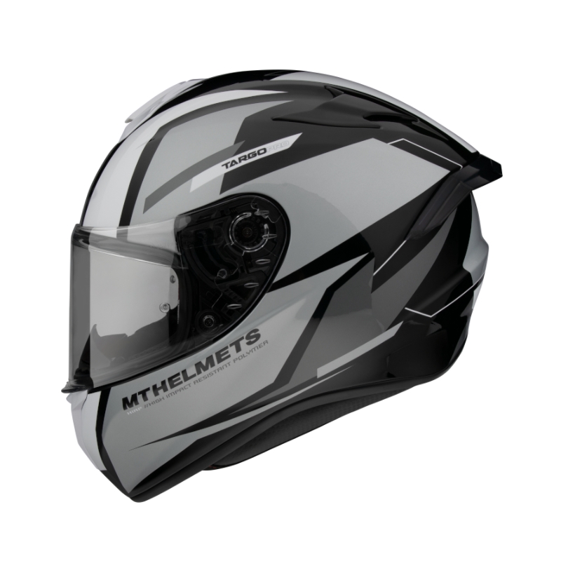 MT FF106 Pro Targo Pro Sound schwarz-weiß-grau Integral Motorradhelm Ausverkauf