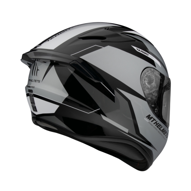 MT FF106 Pro Targo Pro Sound schwarz-weiß-grau Integral Motorradhelm Ausverkauf