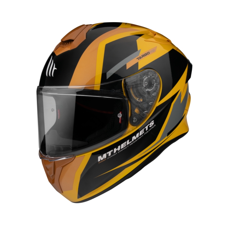 MT FF106 Pro Targo Pro Sound integrierter Motorradhelm orange-schwarz-grau