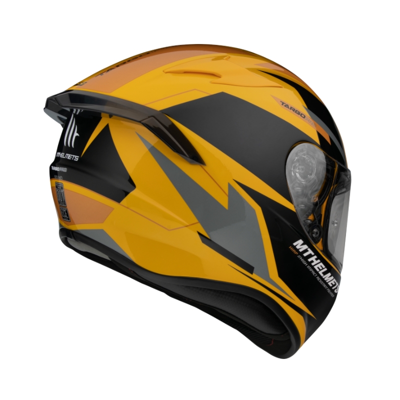 MT FF106 Pro Targo Pro Sound integrierter Motorradhelm orange-schwarz-grau