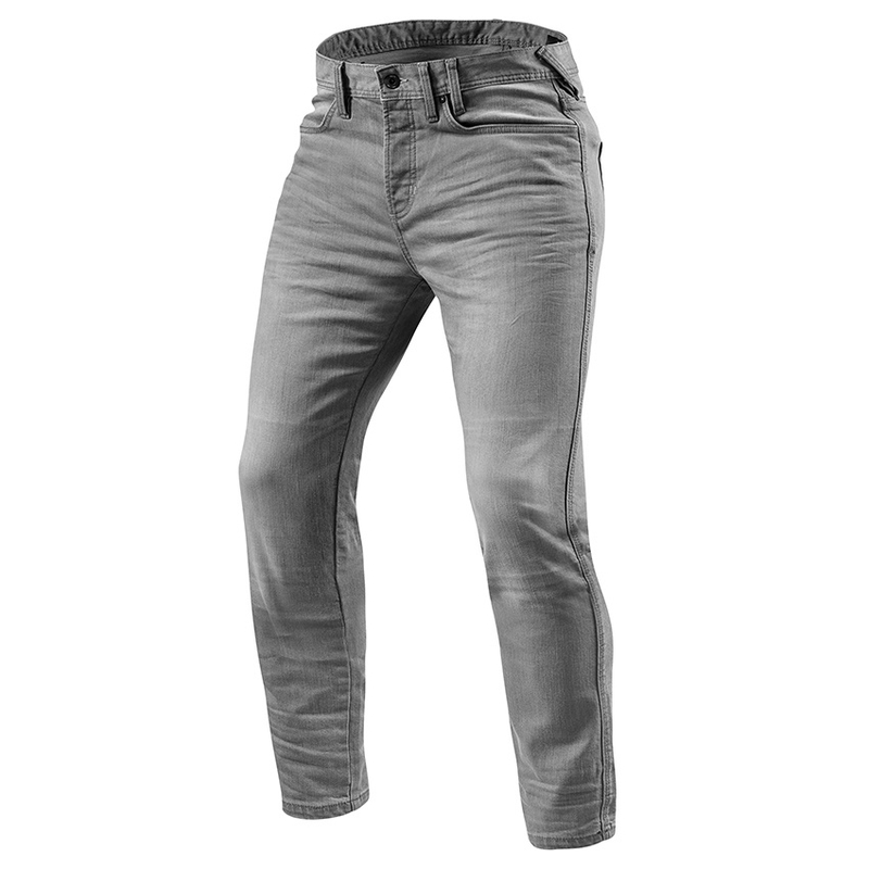 Motorradjeans Revit Piston hellgrau Ausverkauf Ausverkauf