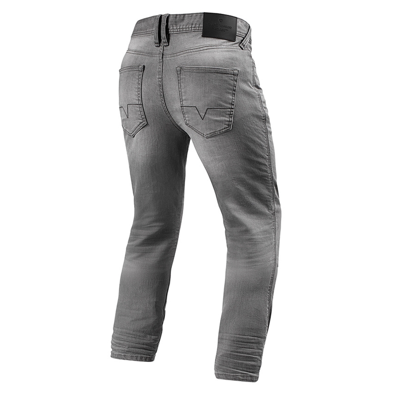 Motorradjeans Revit Piston hellgrau Ausverkauf Ausverkauf