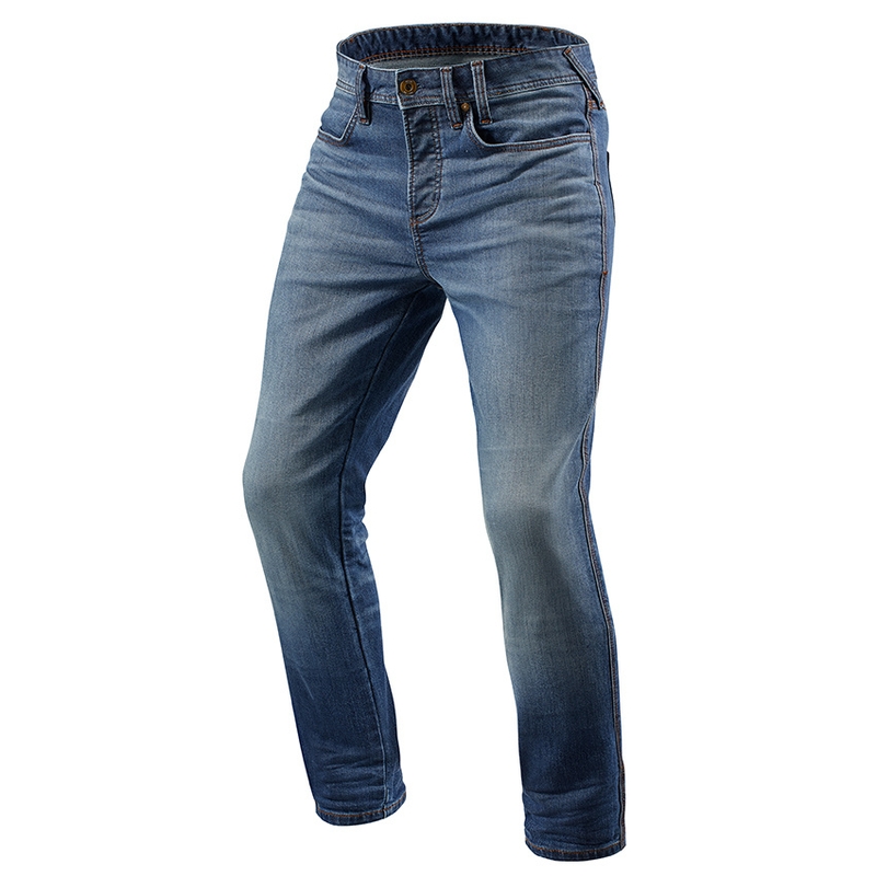 Revit Piston Blaue verlängerte Motorradjeans Ausverkauf