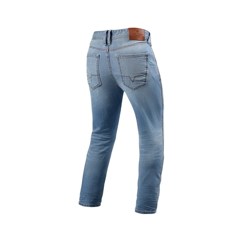 Motorradjeans Revit Piston hellblau Ausverkauf Ausverkauf
