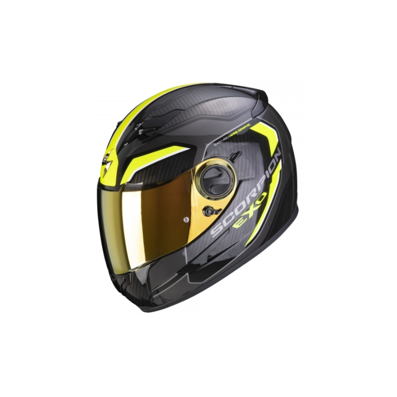 Integralhelm Scorpion EXO-490 Supernova schwarz-fluo gelb