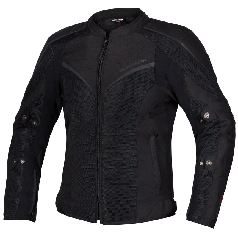 Women's Rebelhorn Hiflow IV Schwarz Motorradjacke Ausverkauf