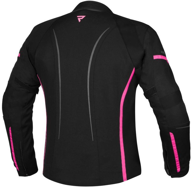 Women's Rebelhorn Luna Schwarz-Fluo Pink Motorradjacke Ausverkauf