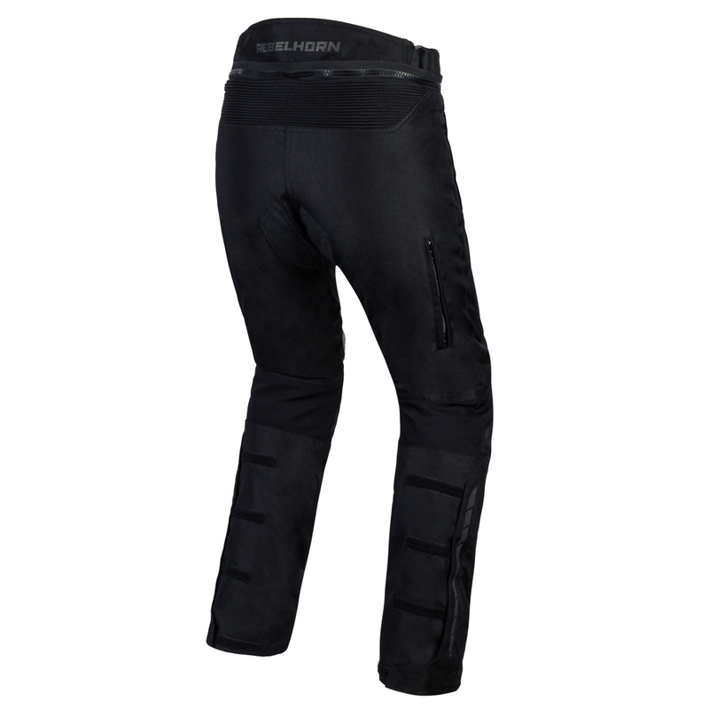 Damen-Motohose Rebelhorn Hiker III schwarz-grau Ausverkauf
