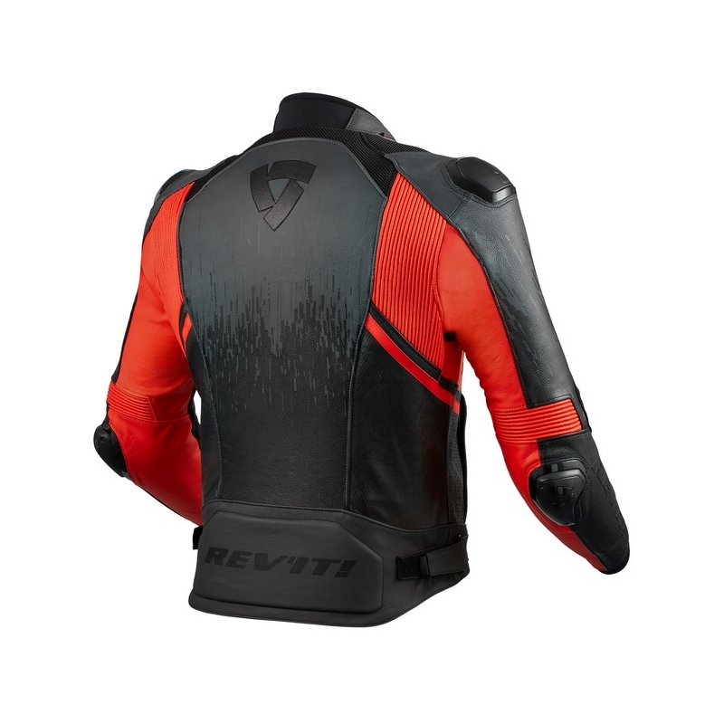 Revit Quantum 2 grau-fluorrote Motorradjacke Ausverkauf