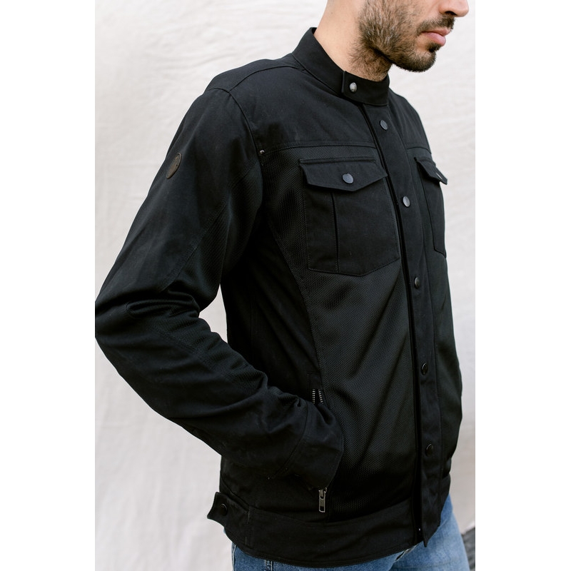 Motorradjacke BROGER California schwarz Ausverkauf