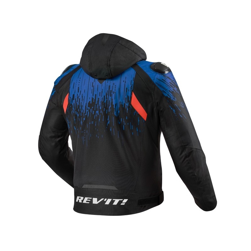 Motorradjacke Revit Quantum 2 H2O schwarz-blau Ausverkauf