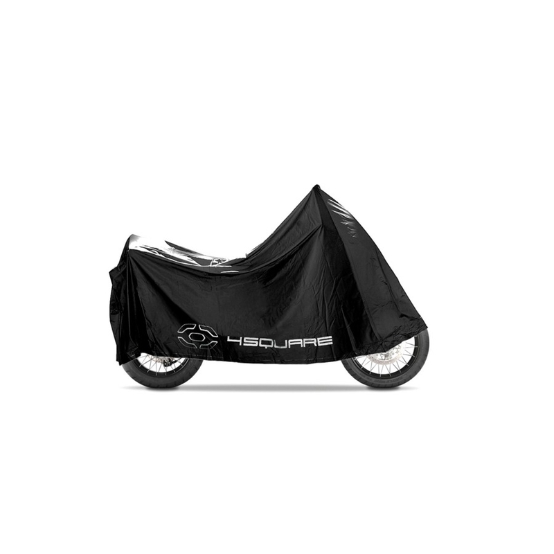 Motorradabdeckplane 4SQUARE schwarz