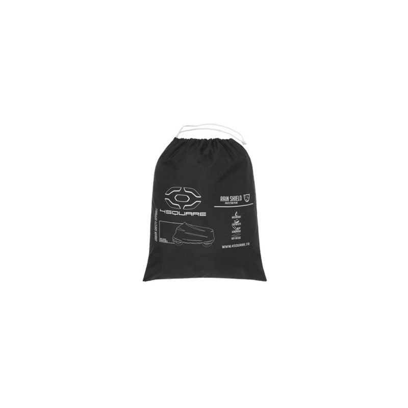Motorradabdeckplane 4SQUARE schwarz