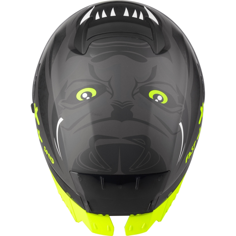 Integral Motorradhelm Lazer Rafale SR Ride Oni grau-weiß-fluo-gelb Ausverkauf