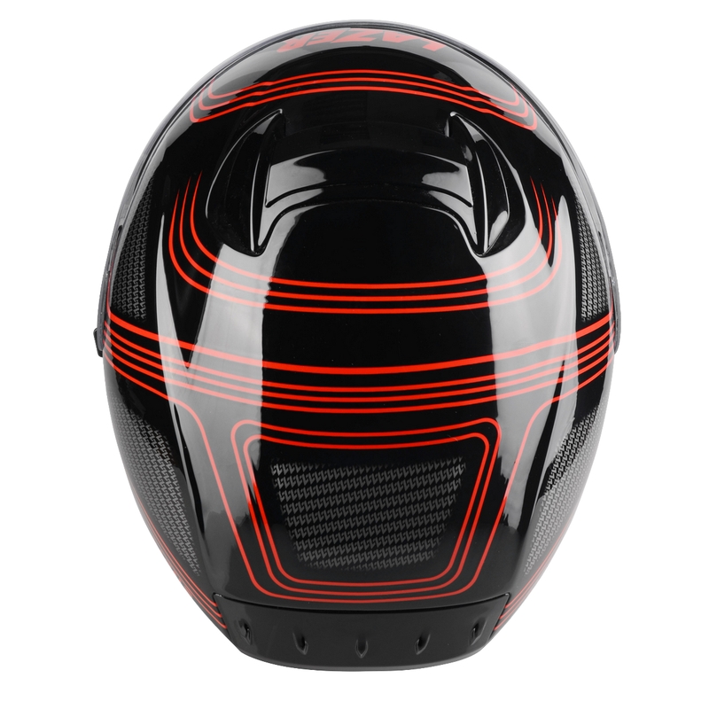 Lazer Rafale Darkside schwarz-grau-roter Integral-Motorradhelm