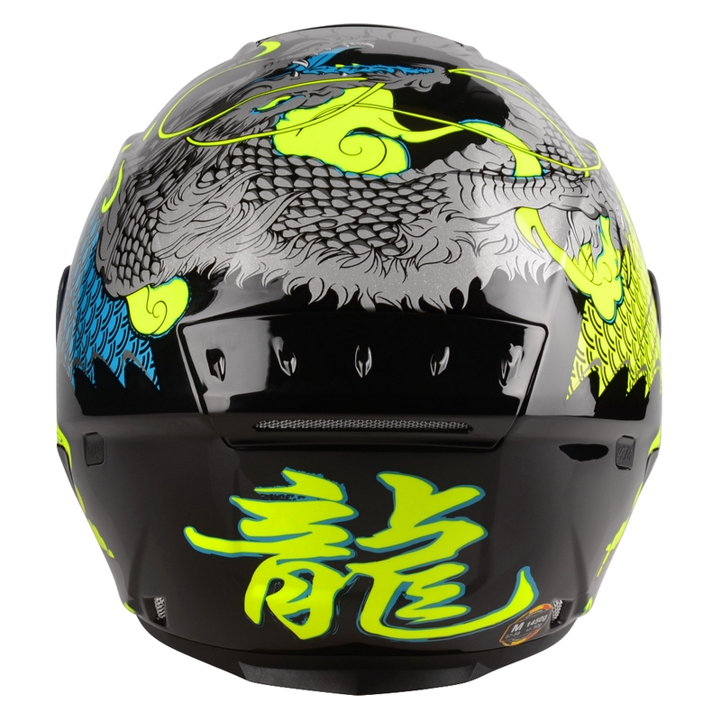 Offener Motorradhelm Lazer Tango S Z-Line Dragon schwarz-fluo gelb