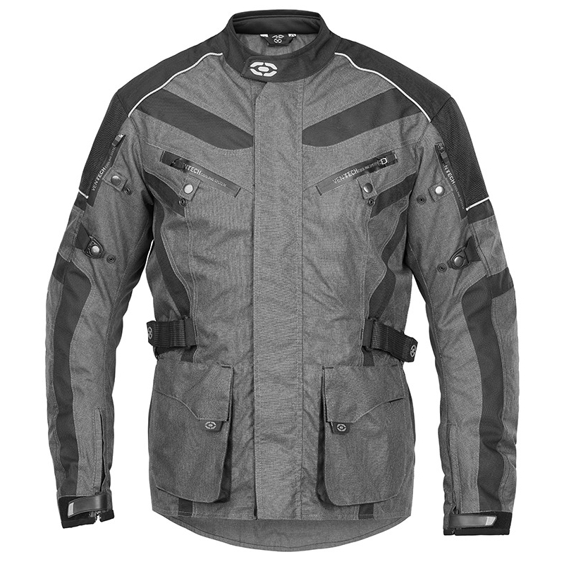 Motorradjacke 4SQUARE Discovery grau Ausverkauf