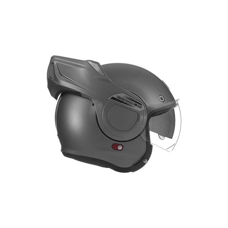 NOX PREMIUM Stratos silber matt klappbarer Motorradhelm zu verkaufen