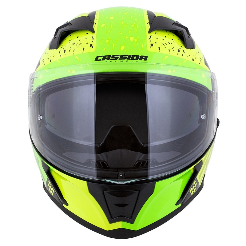 Integral Motorradhelm Cassida 3.0 DRFT grün-perlgelb