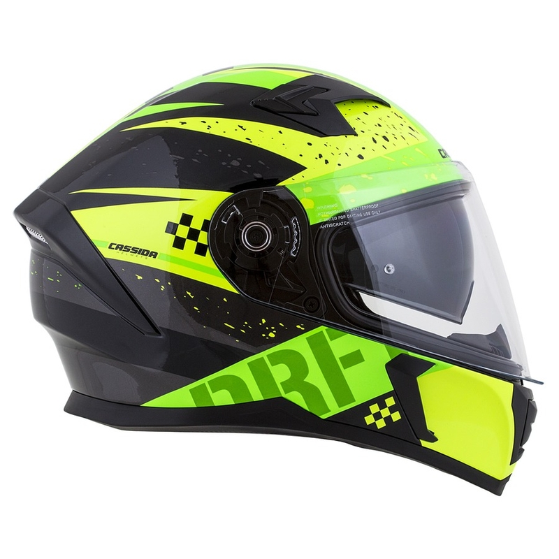 Integral Motorradhelm Cassida 3.0 DRFT grün-perlgelb