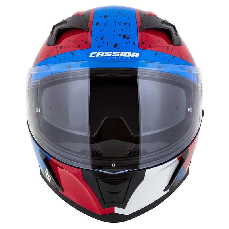 Integral Motorradhelm Cassida 3.0 DRFT rot-perlblau
