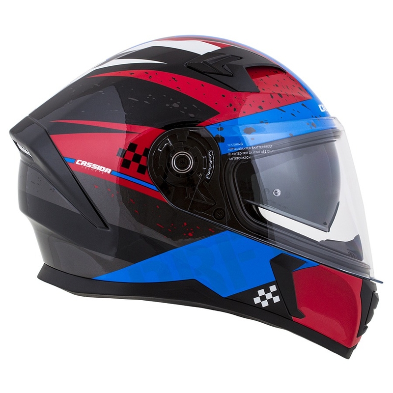 Integral Motorradhelm Cassida 3.0 DRFT rot-perlblau