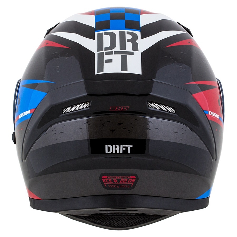 Integral Motorradhelm Cassida 3.0 DRFT rot-perlblau